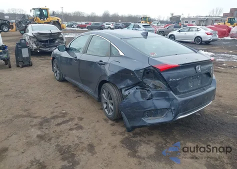 2019 Honda Civic Ex z USA, uszkodzony, nr VIN 19XFC1F37KE212218